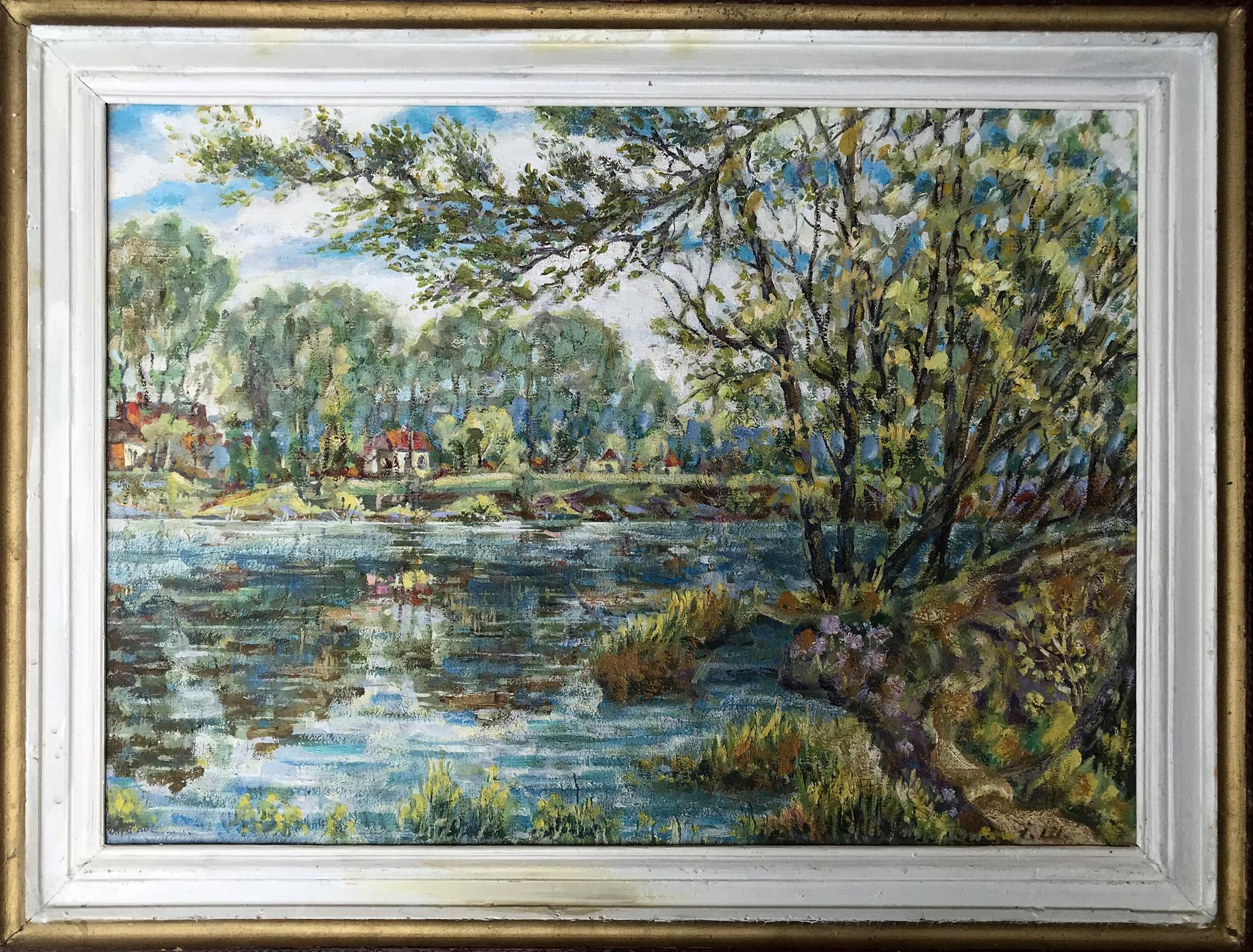Oil Painting Spring River Buy