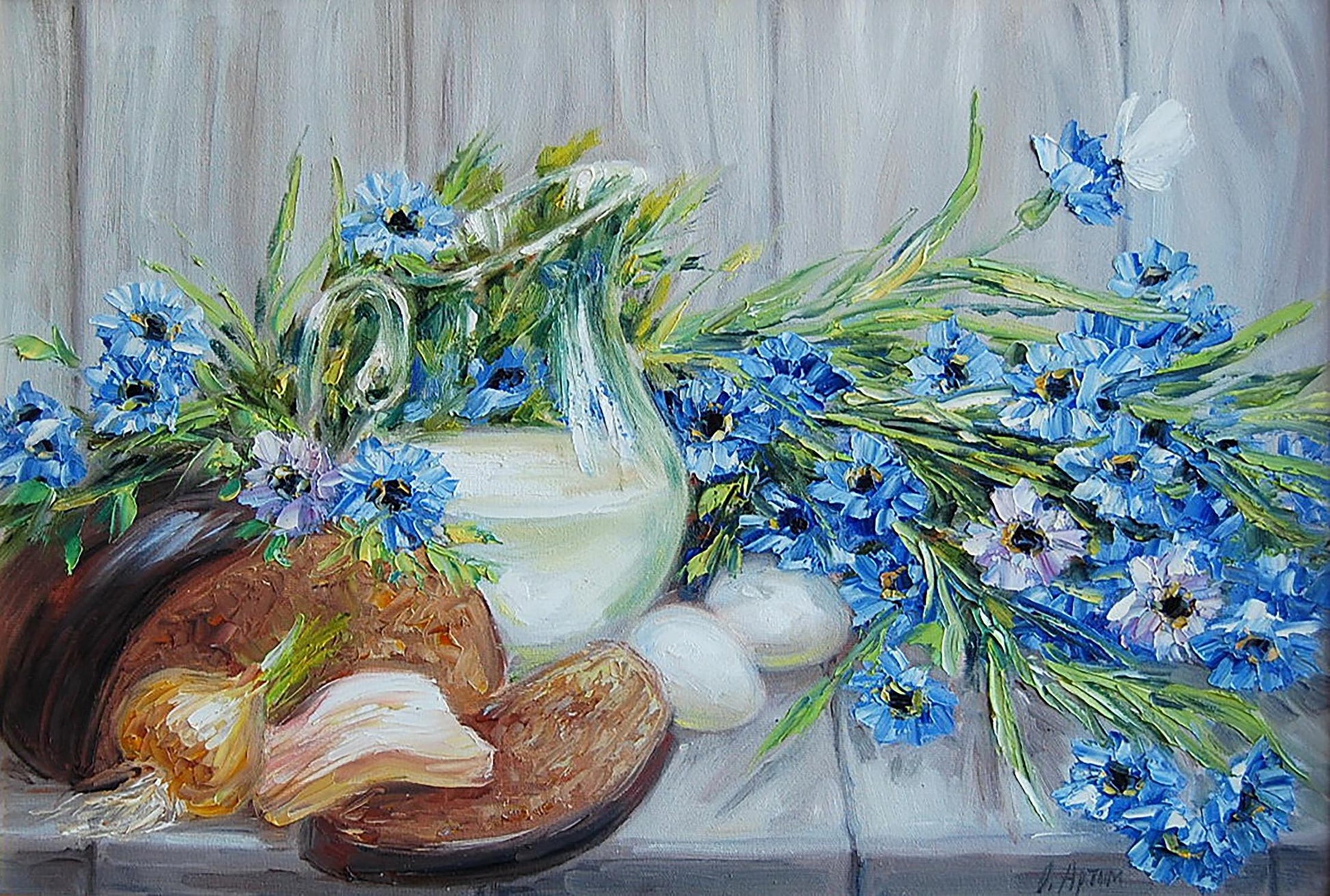 Oil painting The taste of health Artim Olga