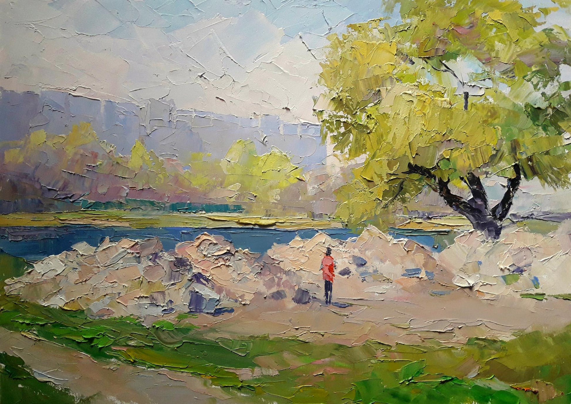 Oil painting Spring morning Serdyuk Boris Petrovich