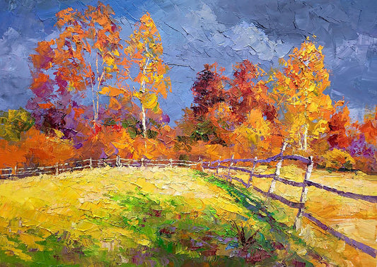 Oil painting Autumn sun Serdyuk Boris Petrovich