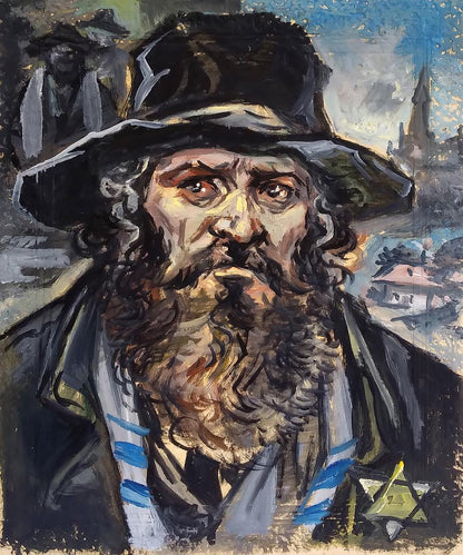 Oil painting Portrait of a Jew Unknown author