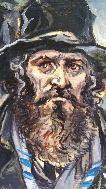 Oil painting Portrait of a Jew Unknown author