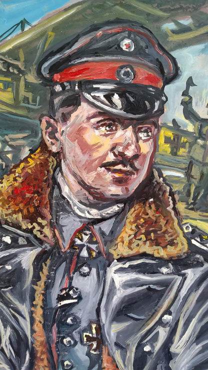 Oil painting Portrait of an officer Unknown author