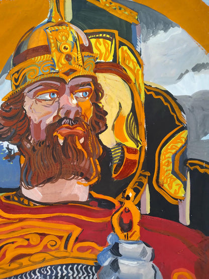 Painting Portrait of the king Litvinov Oleg Arkad'yevich
