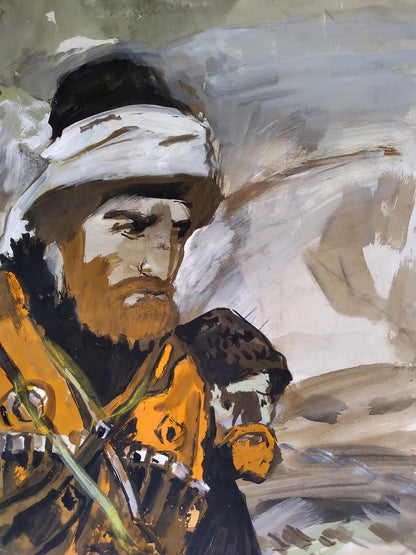 Painting Portrait of two men Litvinov Oleg Arkad'yevich