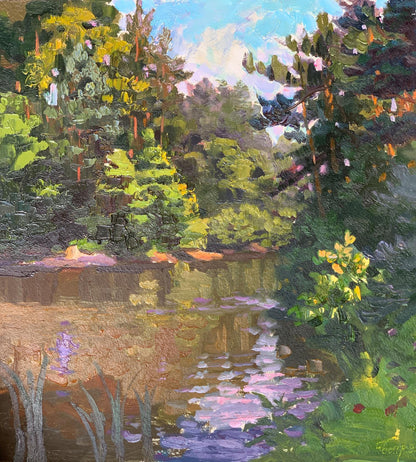 Oil painting On midday Batrakov Vladimir Grigorievich