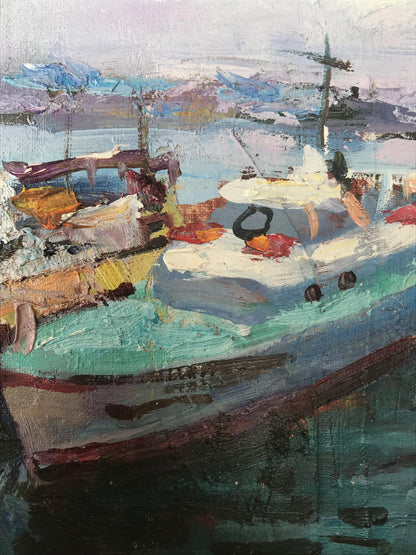 Oil painting Coast in Crimea Kuzeminsky Nikolay Borisovich