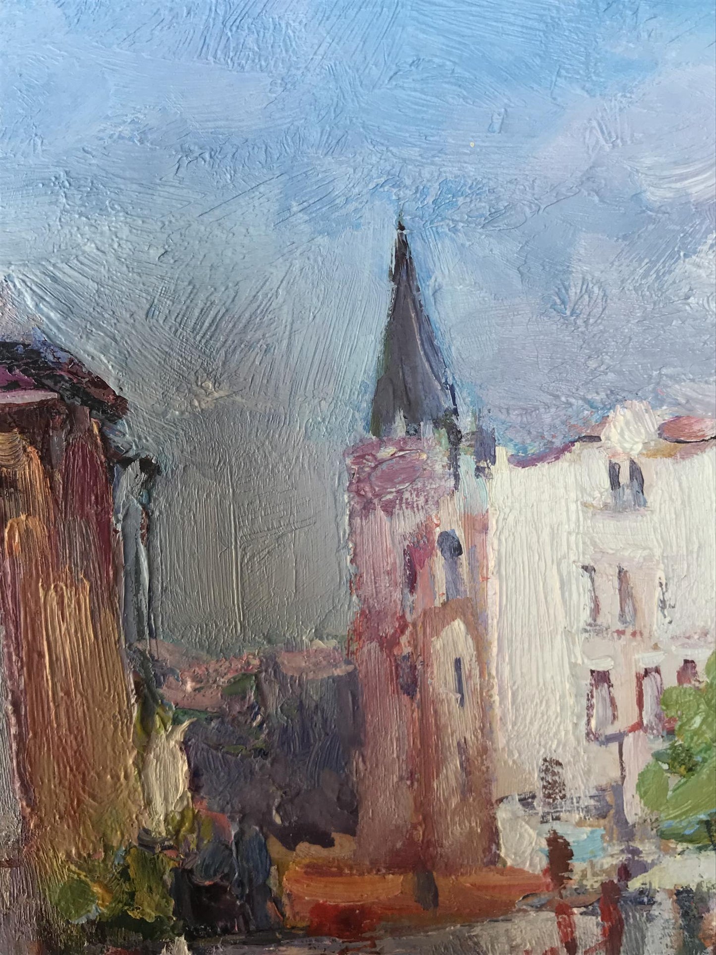 Oil painting Andrew's Descent Kuzeminsky Nikolay Borisovich