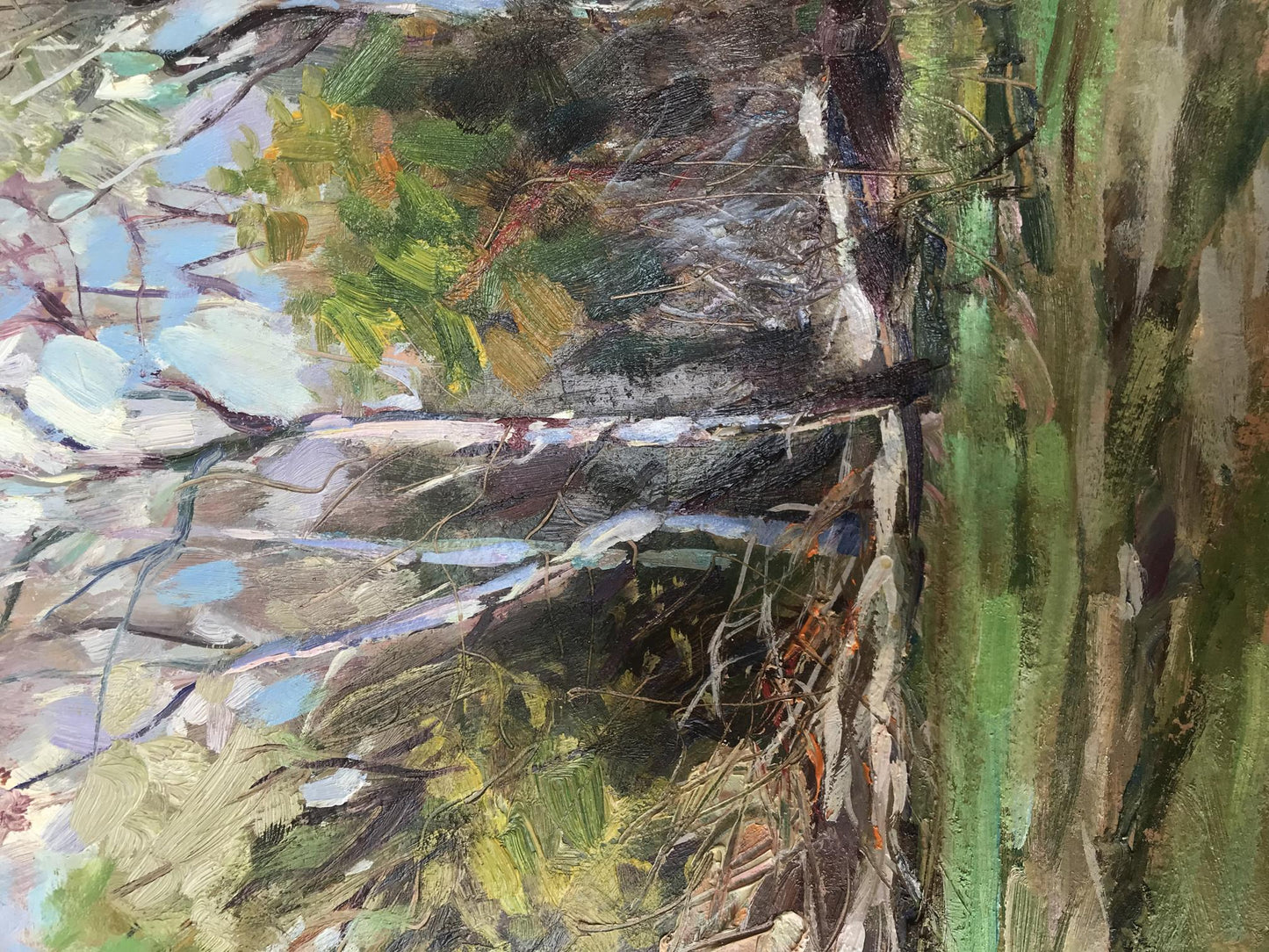 Oil painting Old forest Kuzeminsky Nikolay Borisovich