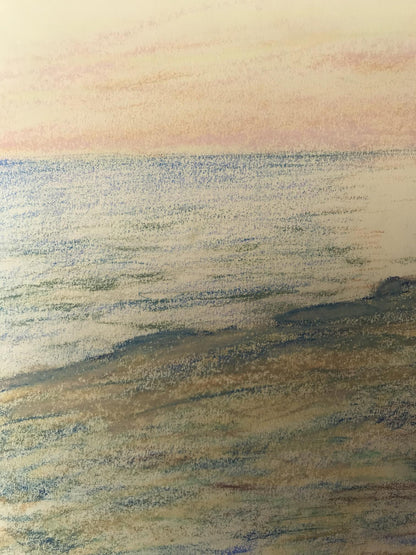 Pencils painting By the sea Wihyrovskii Victor