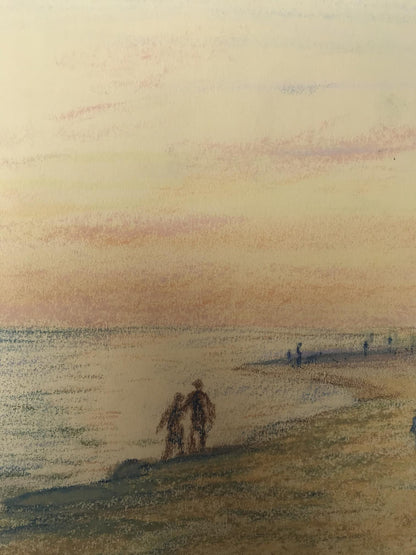 Pencils painting By the sea Wihyrovskii Victor