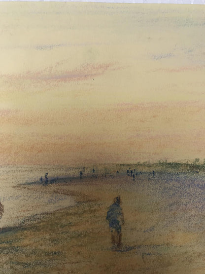 Pencils painting By the sea Wihyrovskii Victor