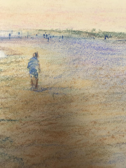 Pencils painting By the sea Wihyrovskii Victor