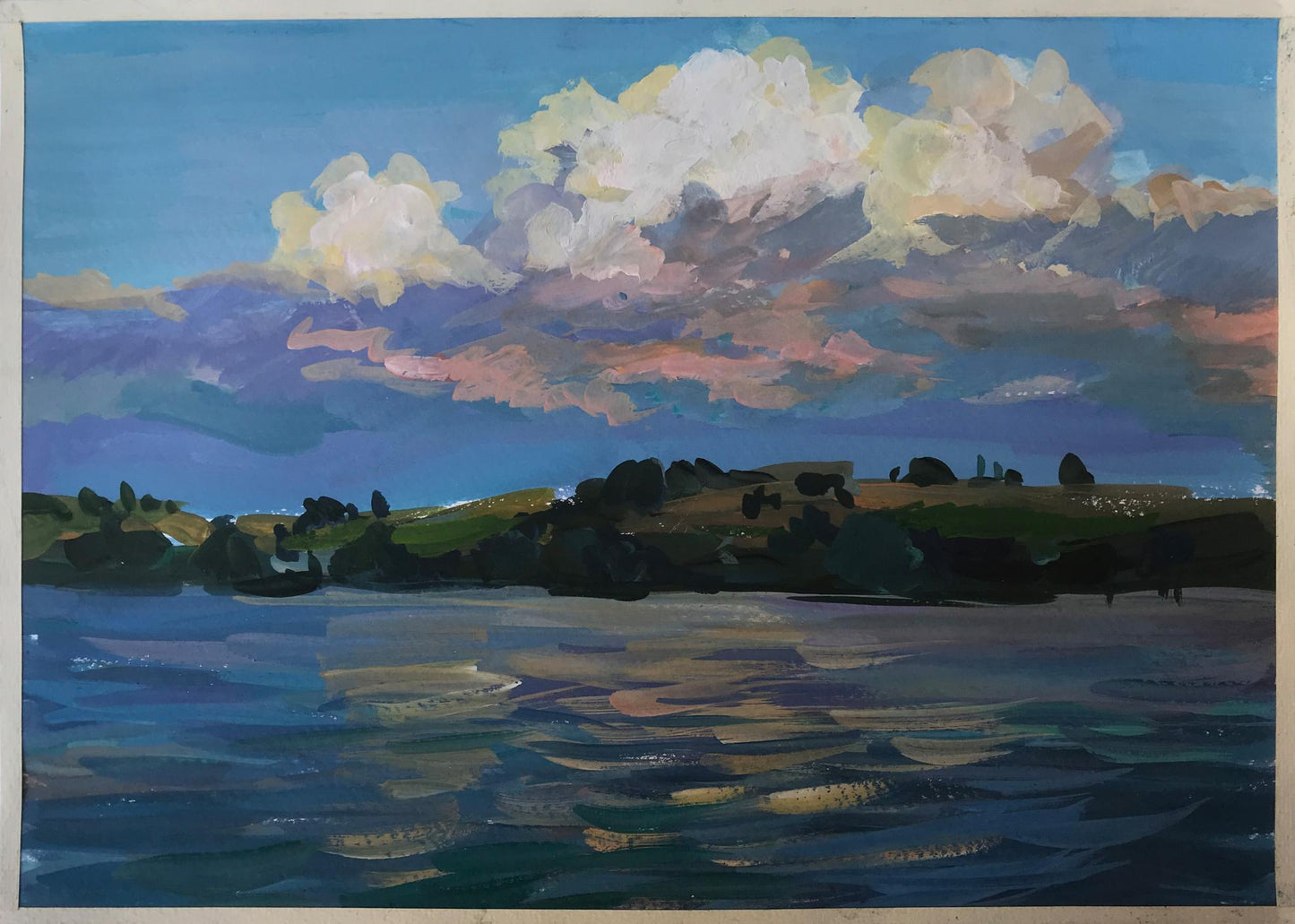 Oil painting Dnieper Ogienko N.