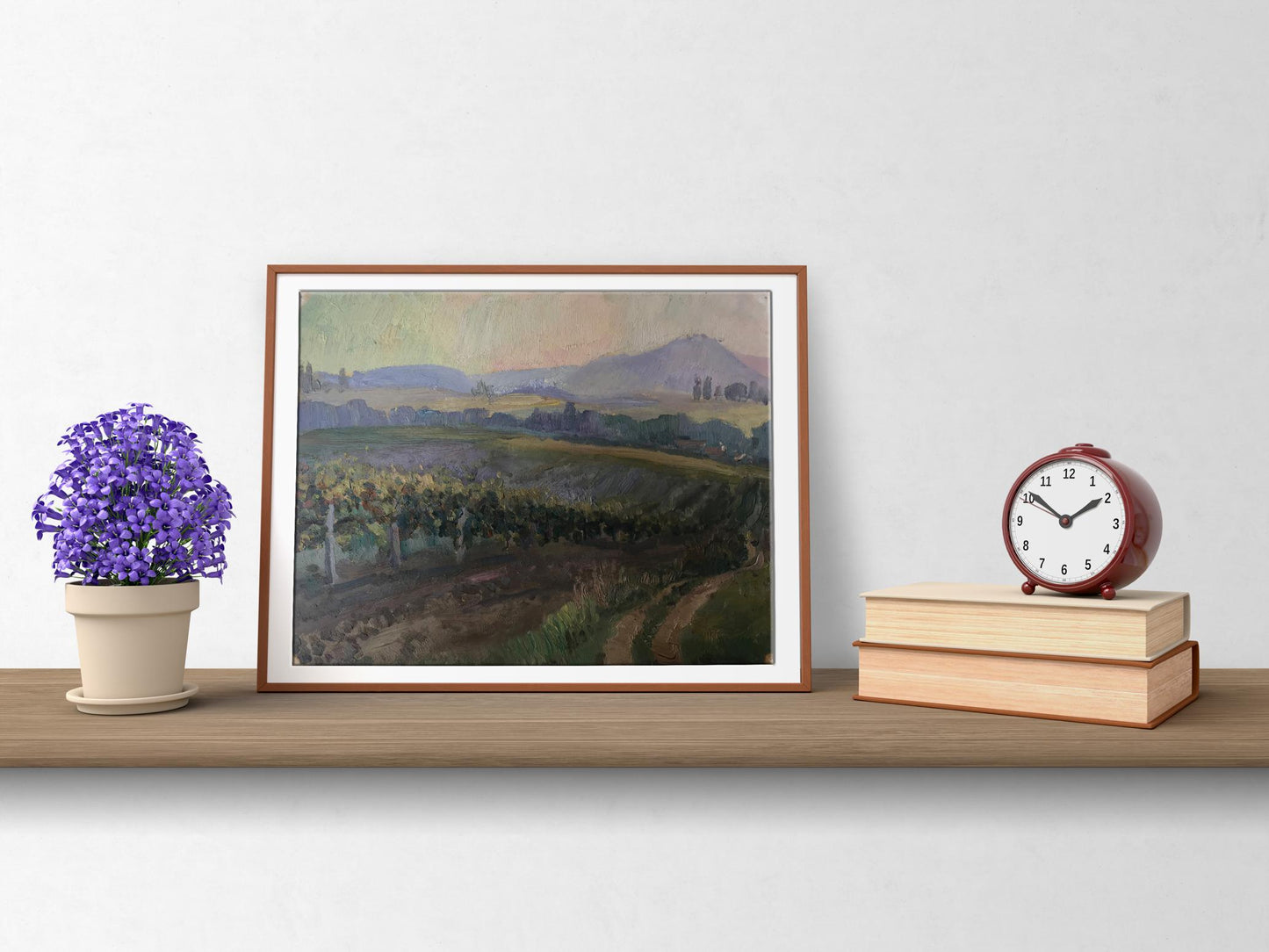 Oil painting Vineyards Unknown artist