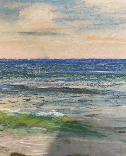 Pencils painting On the Black Sea Wihyrovskii Victor