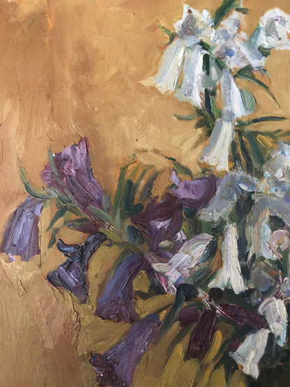 Oil painting Summer flowers Unknown artist