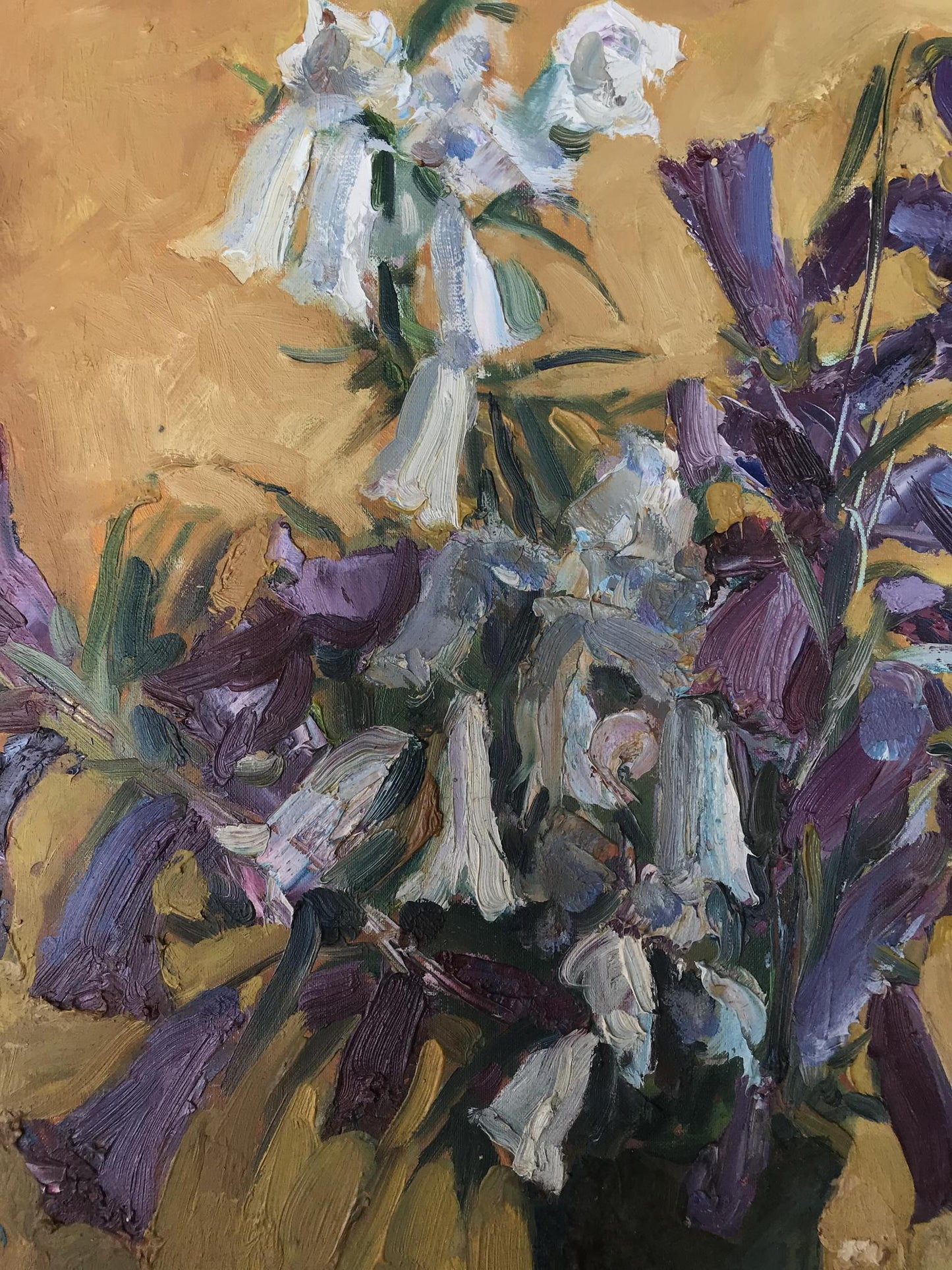 Oil painting Summer flowers Unknown artist