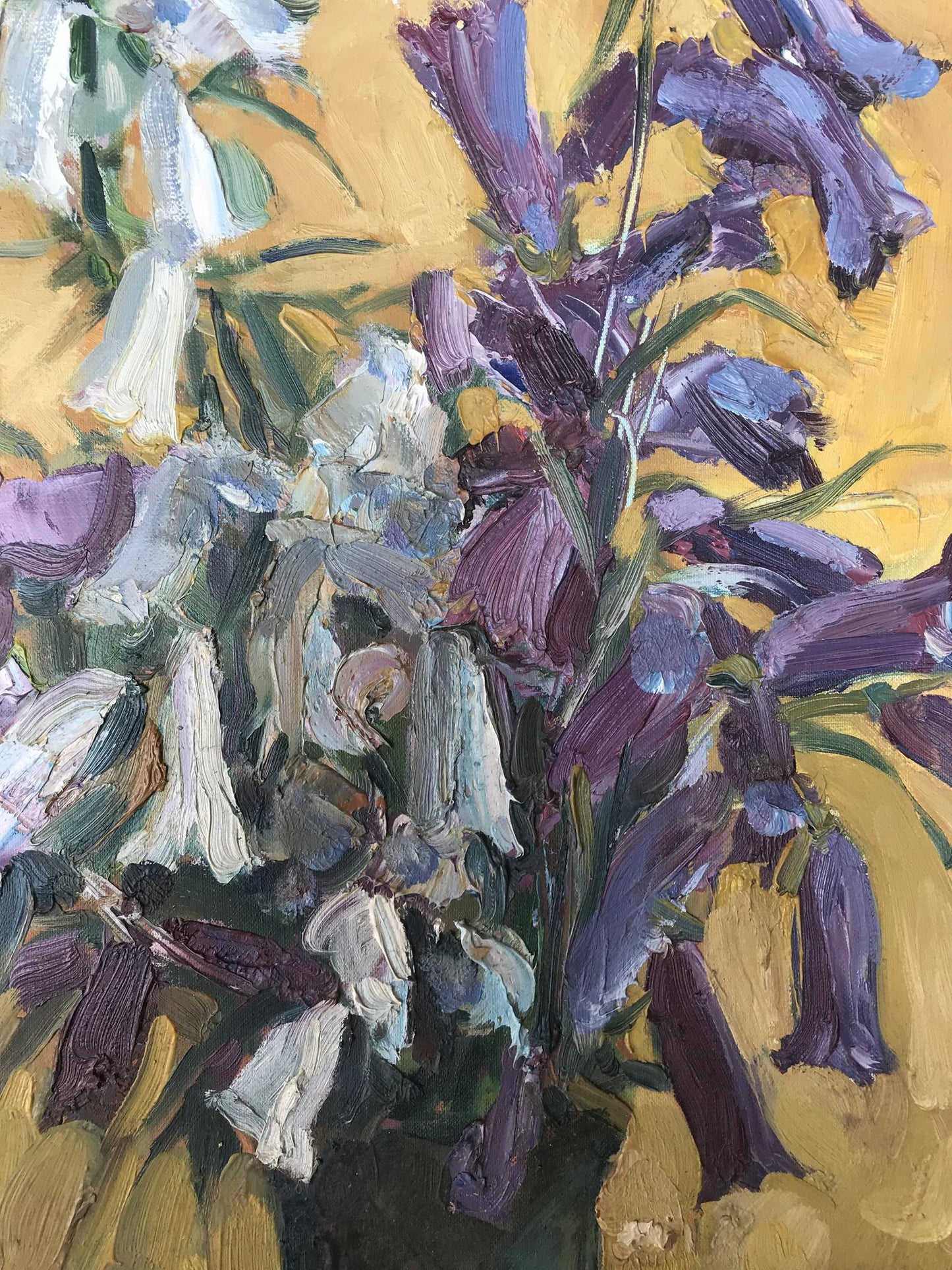 Oil painting Summer flowers Unknown artist