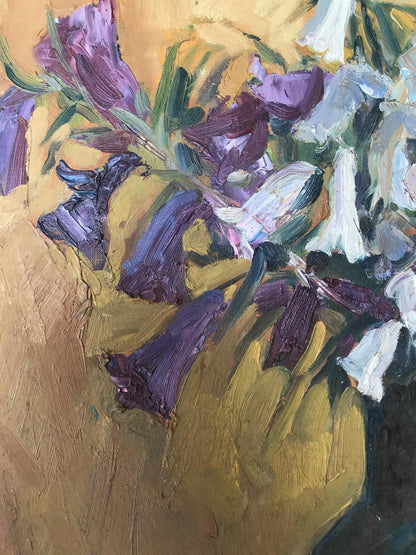 Oil painting Summer flowers Unknown artist