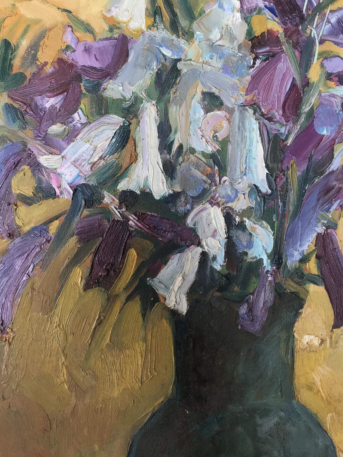 Oil painting Summer flowers Unknown artist