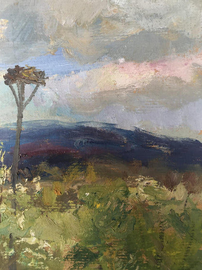 Oil painting Spring in Gorodishe Wihyrovskii Victor