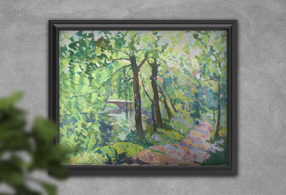 Oil painting Glade