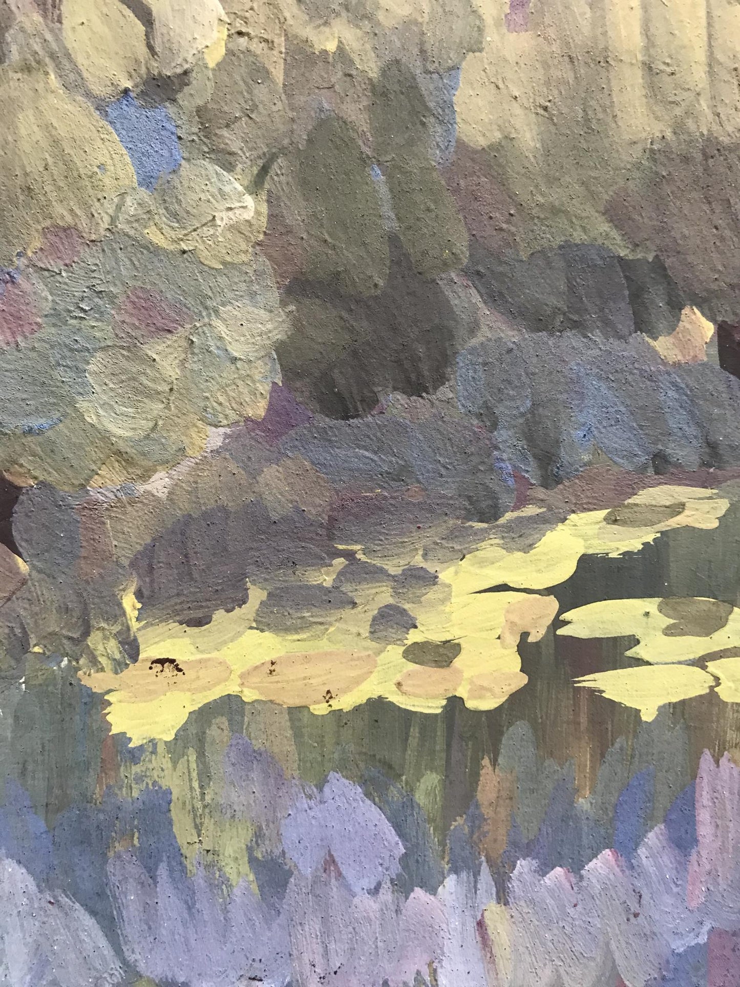 Oil painting Forest pond Unknown artist