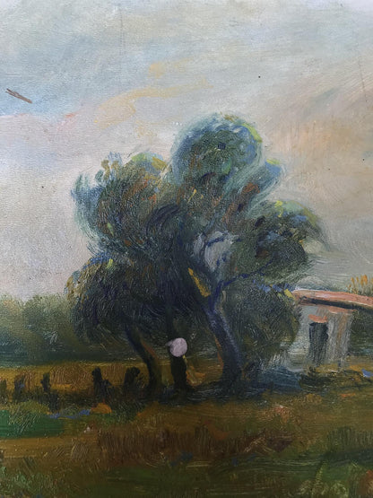 Oil painting Summer wind Litvinov Oleg Arkad'yevich