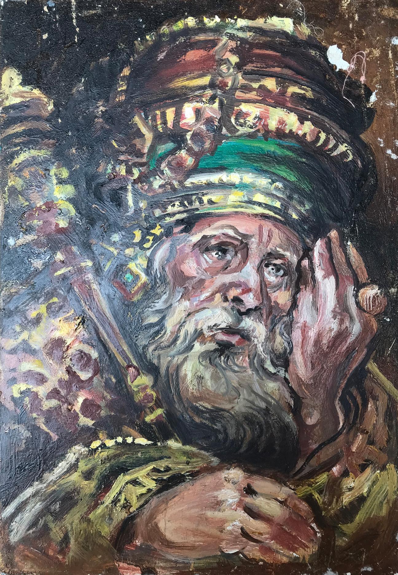 Oil painting Portrait of a king Alexander Arkadievich Litvinov