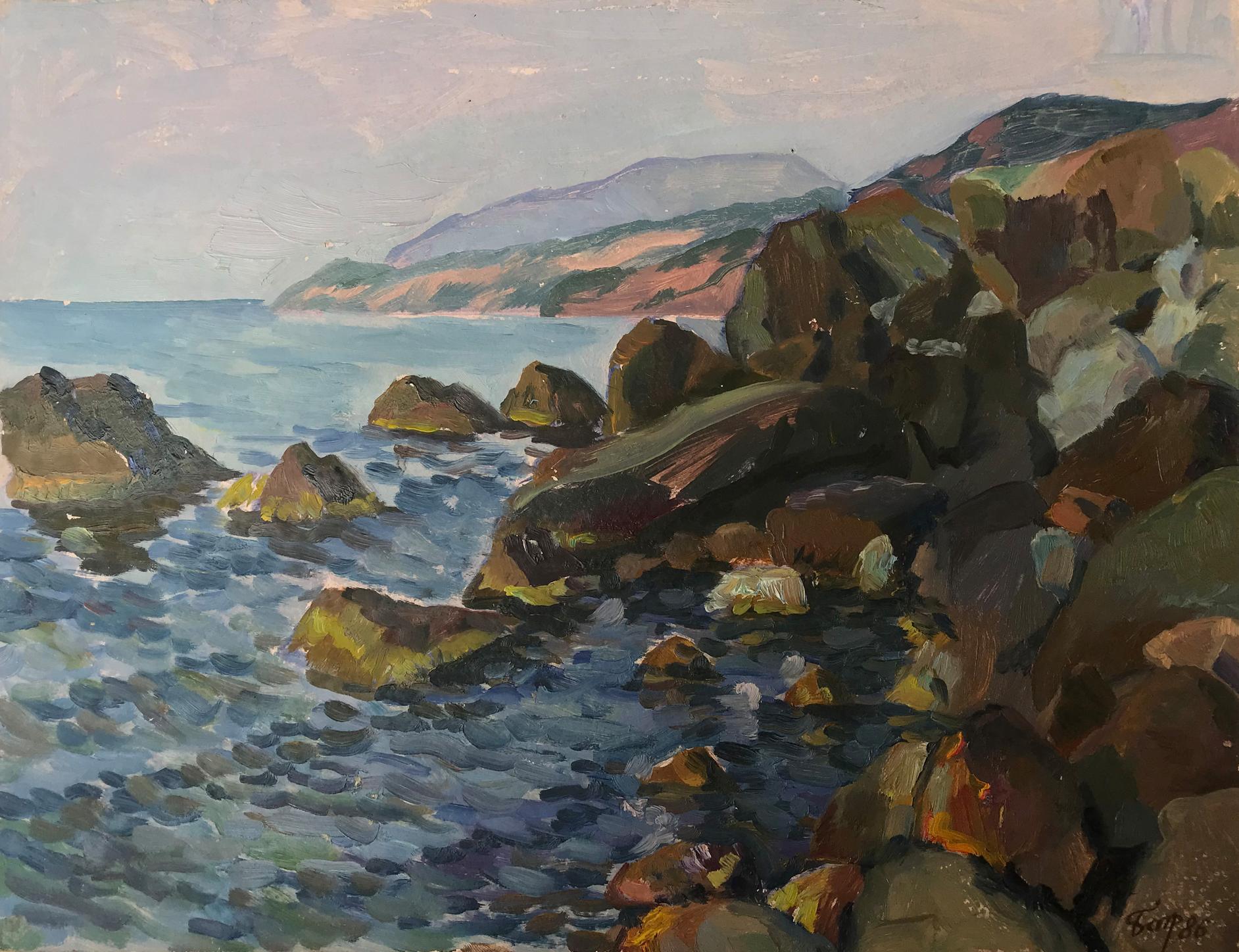 Oil painting Coast Batrakov Vladimir Grigorievich