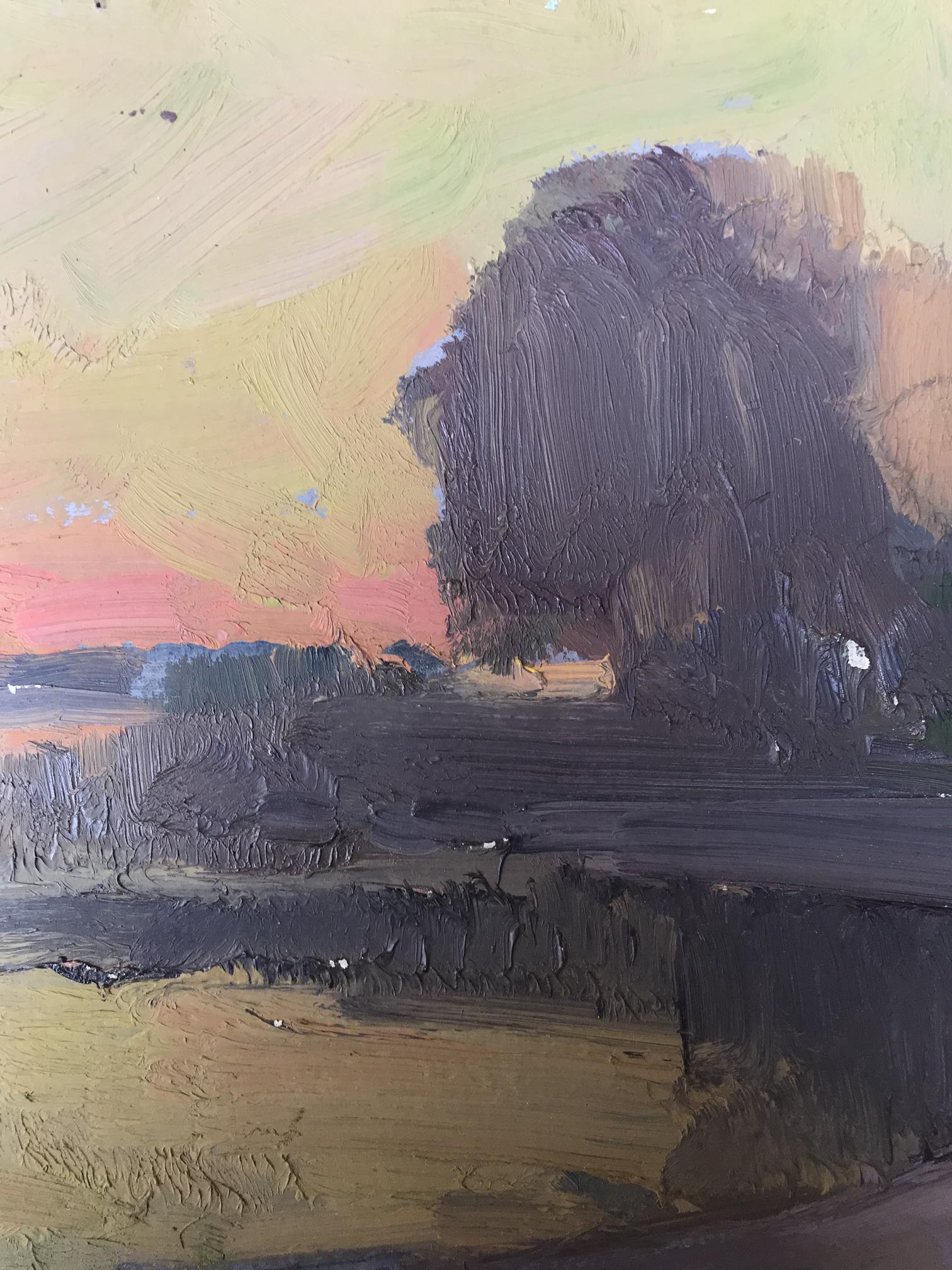 Oil Painting River Landscape 