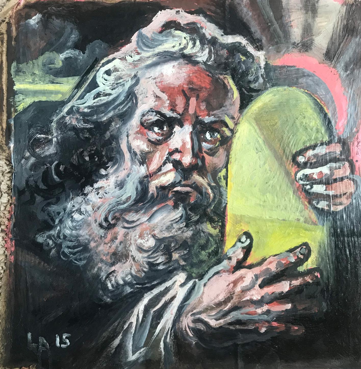 Oil painting Portrait of Moses Alexander Litvinov