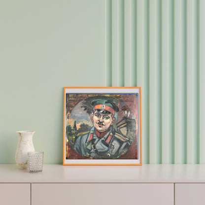 Oil painting Soldier's emotions Alexander Litvinov