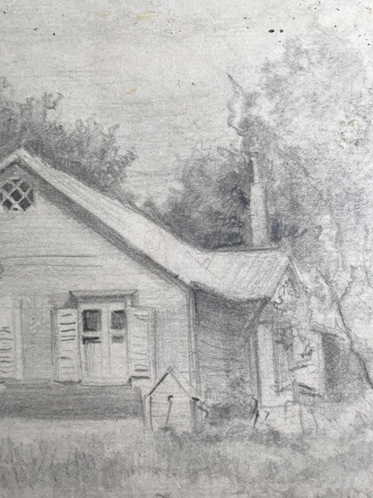 Pencils painting In Chernihiv region Unknown artist