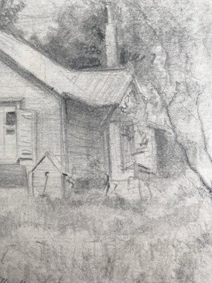 Pencils painting In Chernihiv region Unknown artist