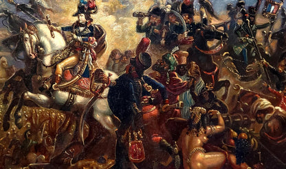 Oil painting Napoleon's campaign in Egypt Daniil Litvinov