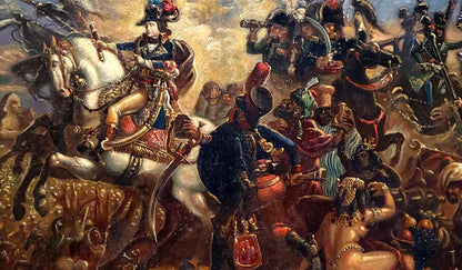 Oil painting Napoleon's campaign in Egypt Daniil Litvinov