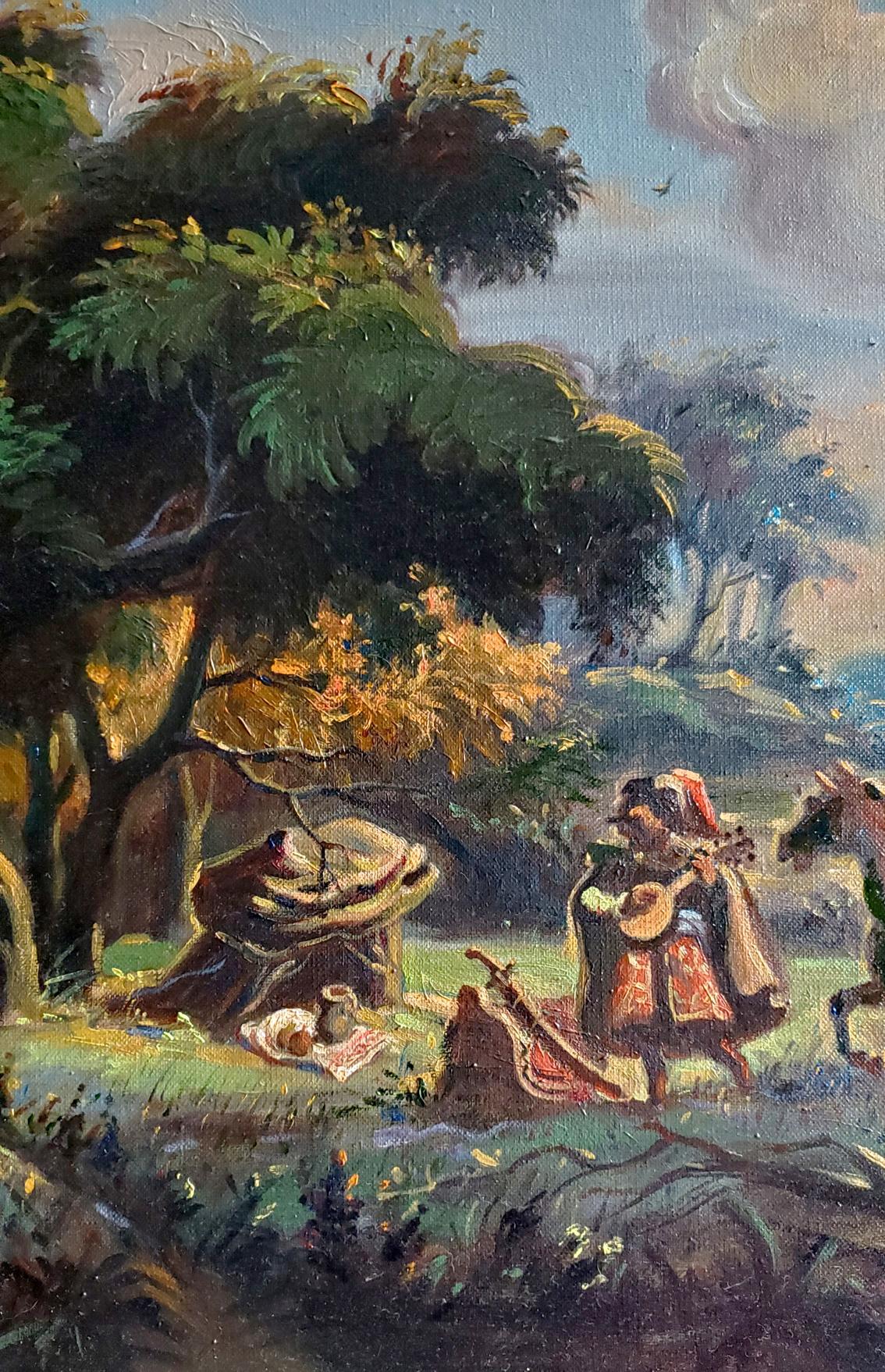 Oil painting Melody Litvinov Daniil Olegovich