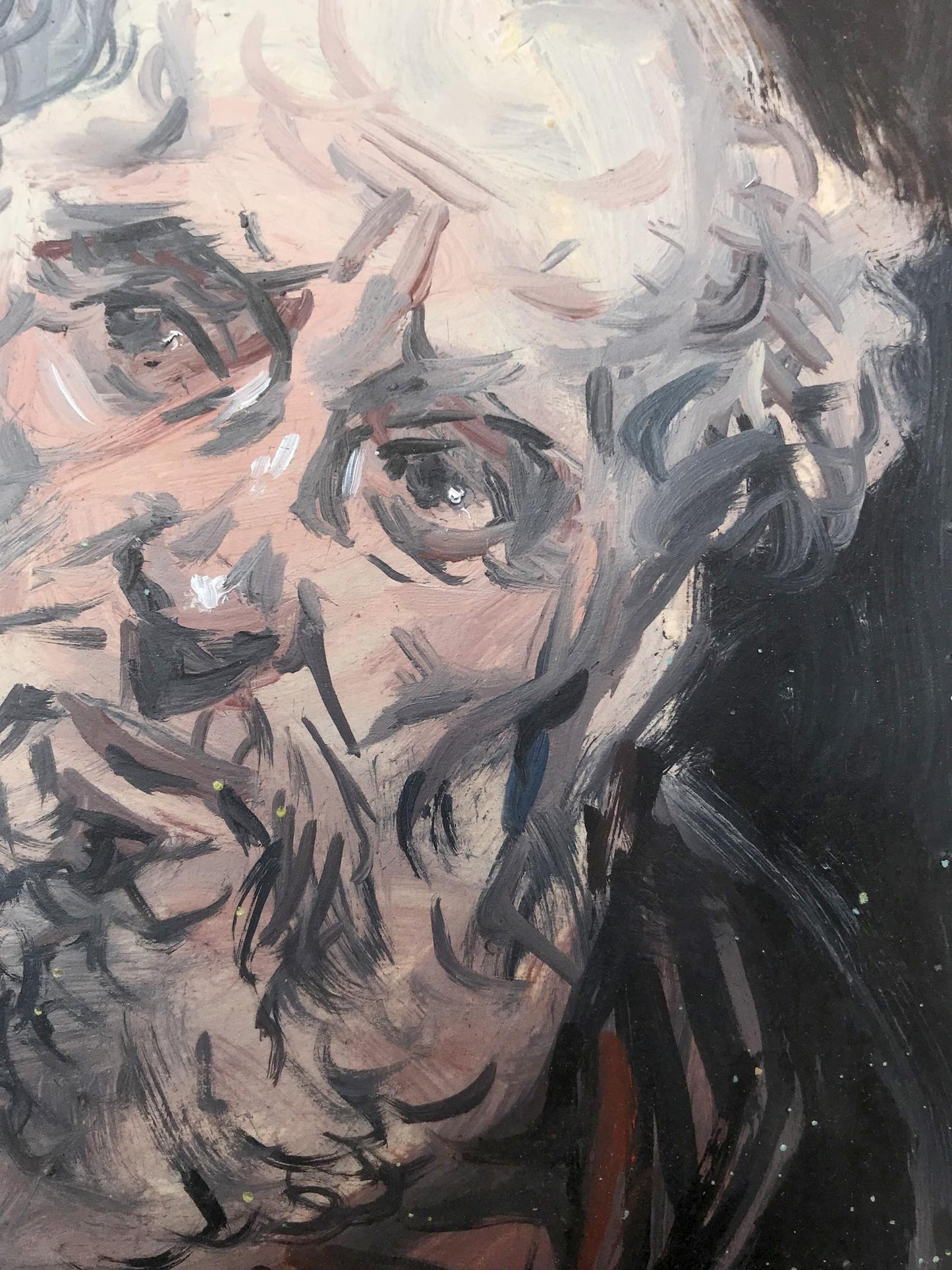 Oil painting Portrait of a Seer Alexander Litvinov