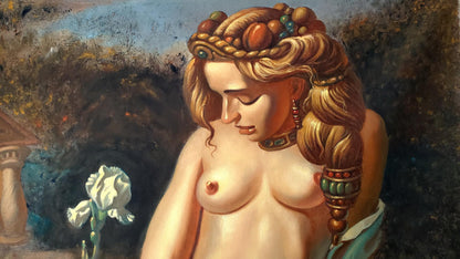 Oil painting Premonition of spring Litvinov Daniil Olegovich