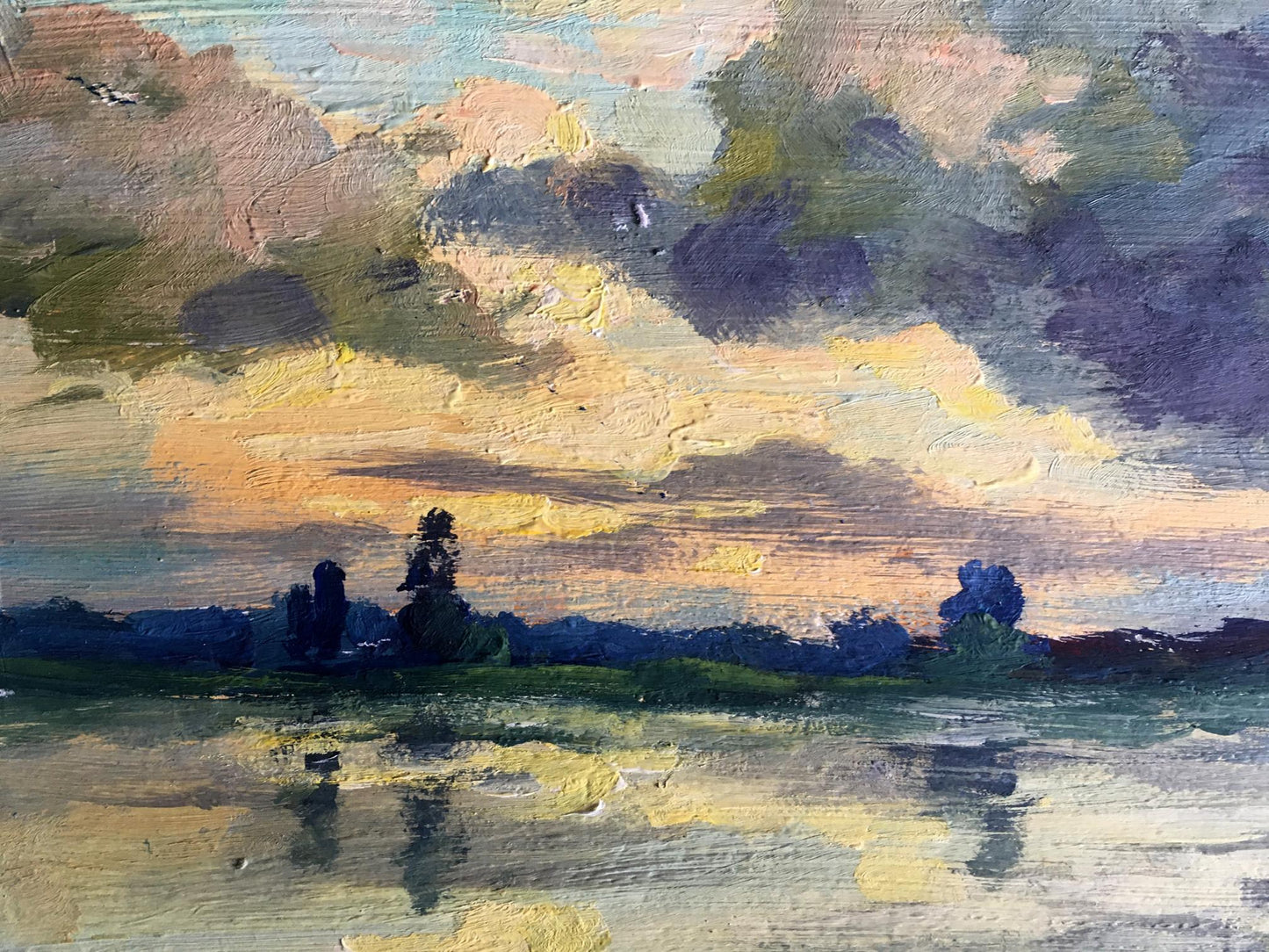 Oil painting Before the rain Svetlana Gramm