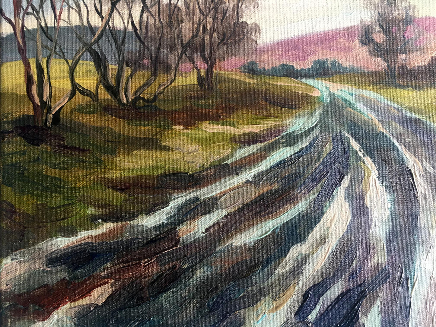 Oil painting Way home Svetlana Gramm