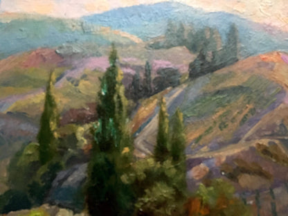 Oil painting Crimean mountains Batrakov Vladimir Grigorievich