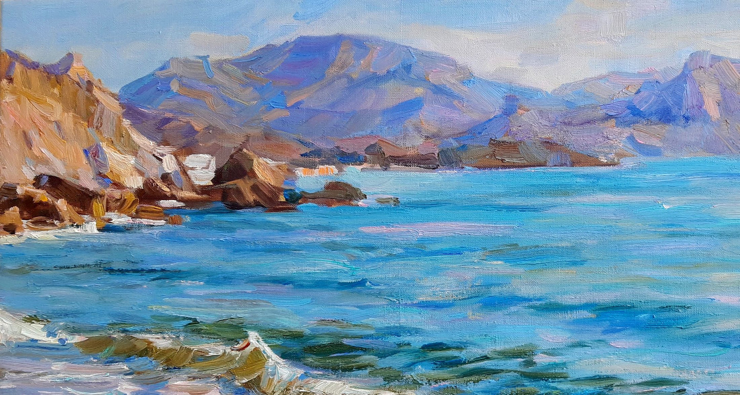 Oli painting Blue Bay Pereta Vyacheslav