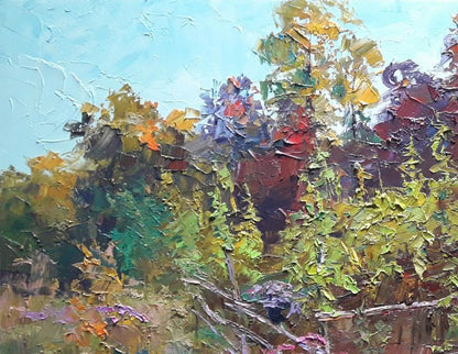 Oil painting Autumn evening Serdyuk Boris Petrovich