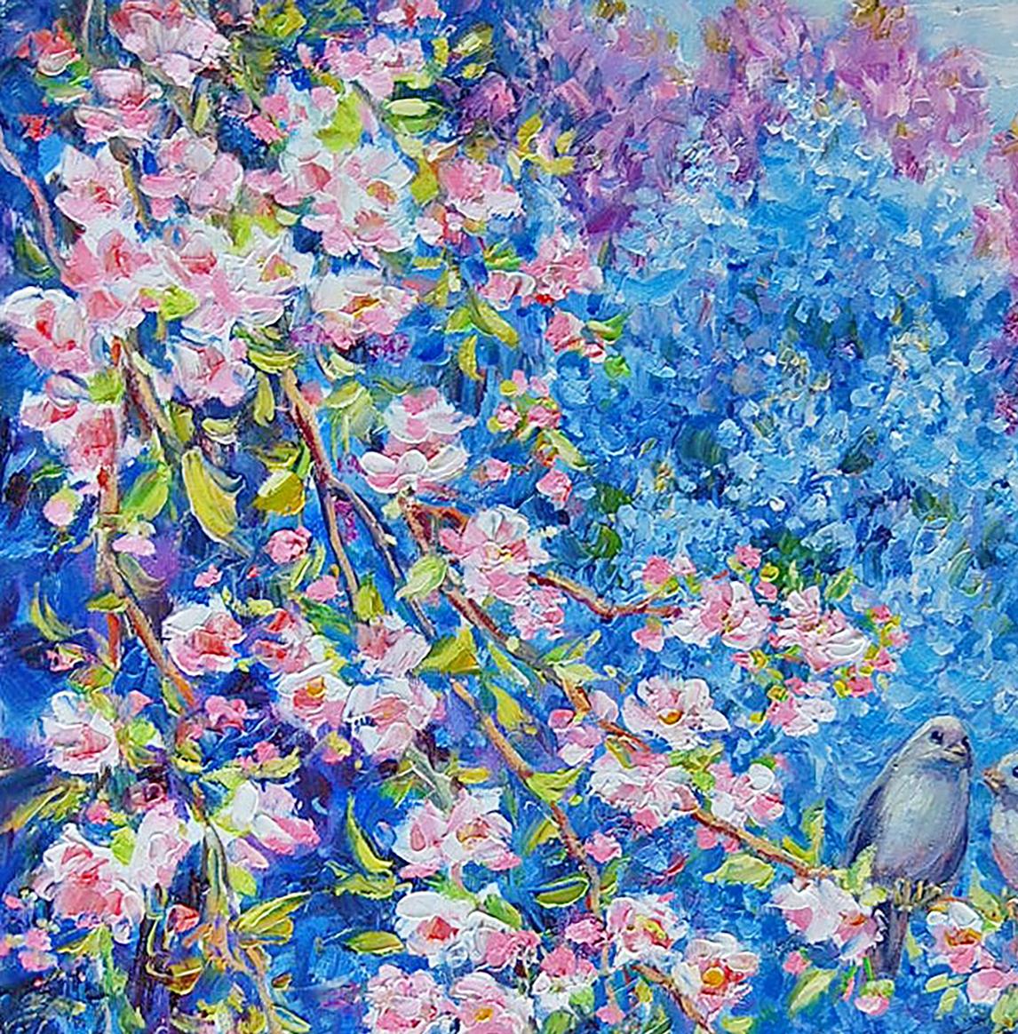 Oil painting Spring Flowers