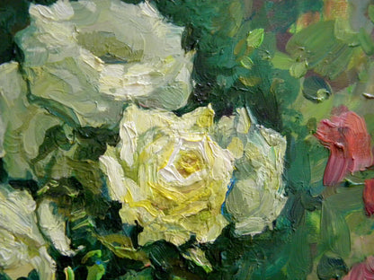 Oil painting Roses Anatoly Kymnatny