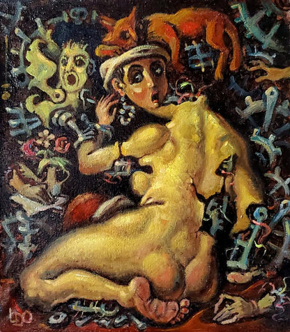 Oil painting Witchcraft Litvinov Daniil Olegovich