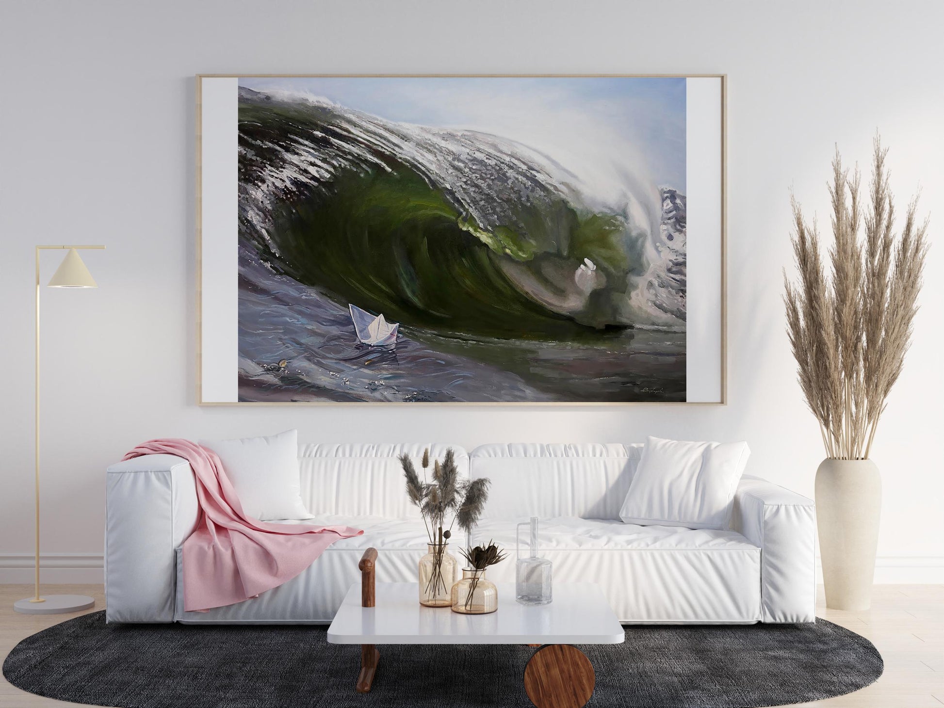 Oil painting Wave